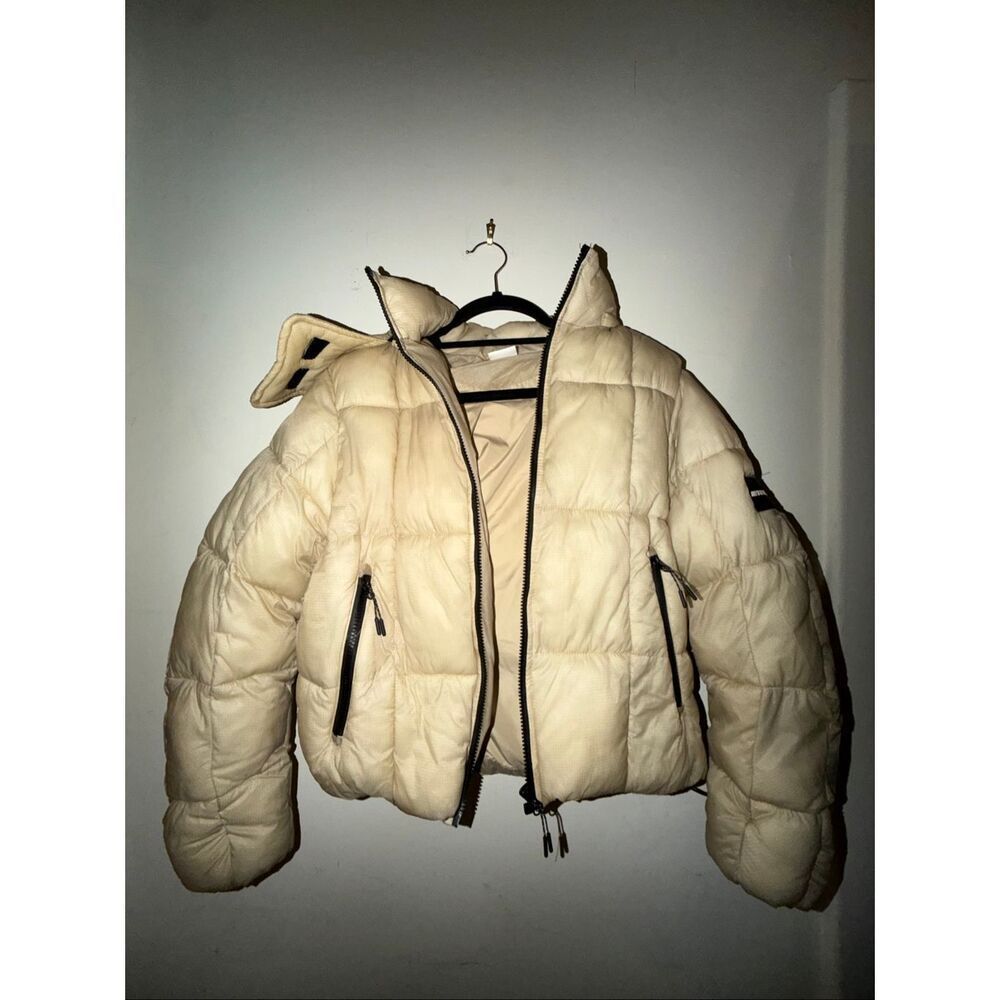 iets frans XS puffer jacket cream good for snow